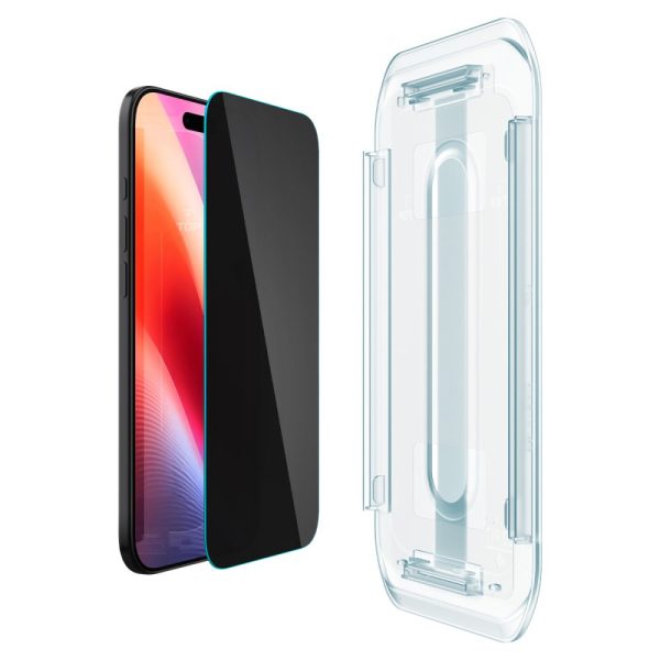 Spigen Glass tR EZ Fit (Privacy) 2 Pack Transparency-Apple iPhone 17 Air (AGL09862) - Image 4